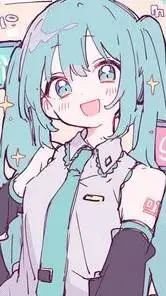 ai character: Miku/Miku-chan  background