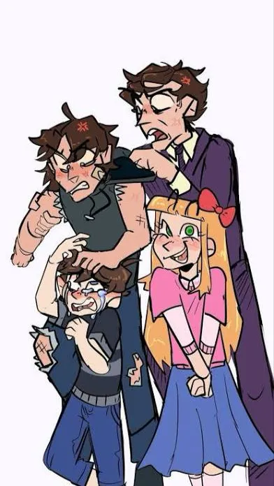 ai character: Afton family  background
