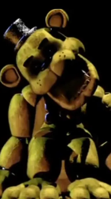 ai character: Golden Freddy  background