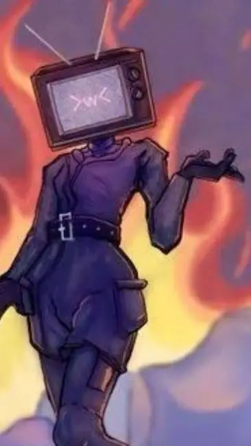 ai character: Tv woman background