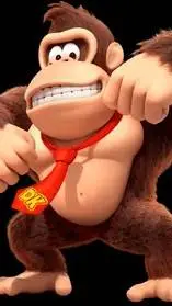 ai character: Donkey kong 2025 background