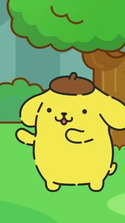 ai character: pompompurin background