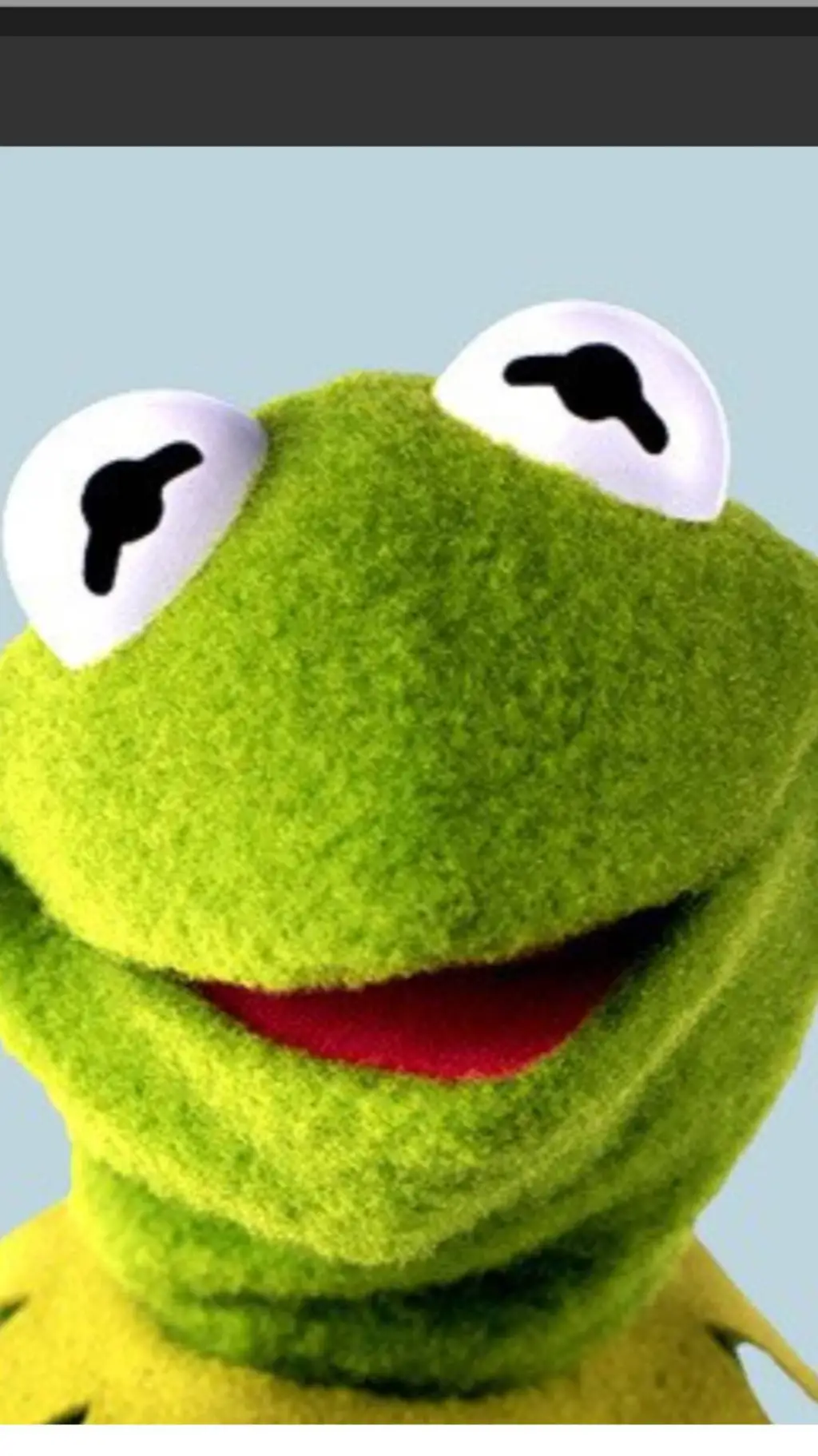 ai character: kermit background