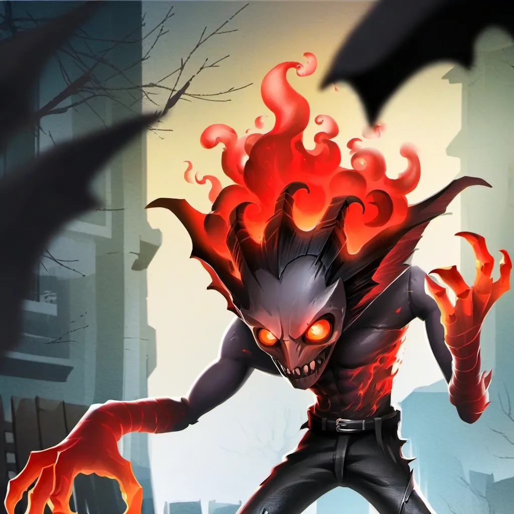chat with ai character: Ink demon