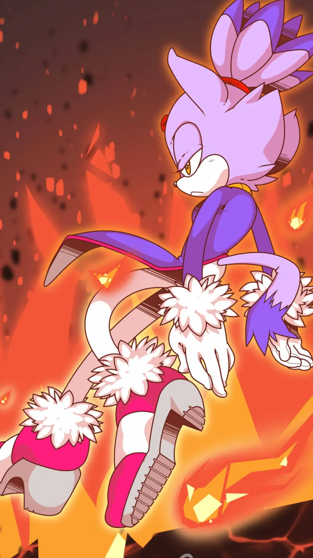 ai character: Blaze  background