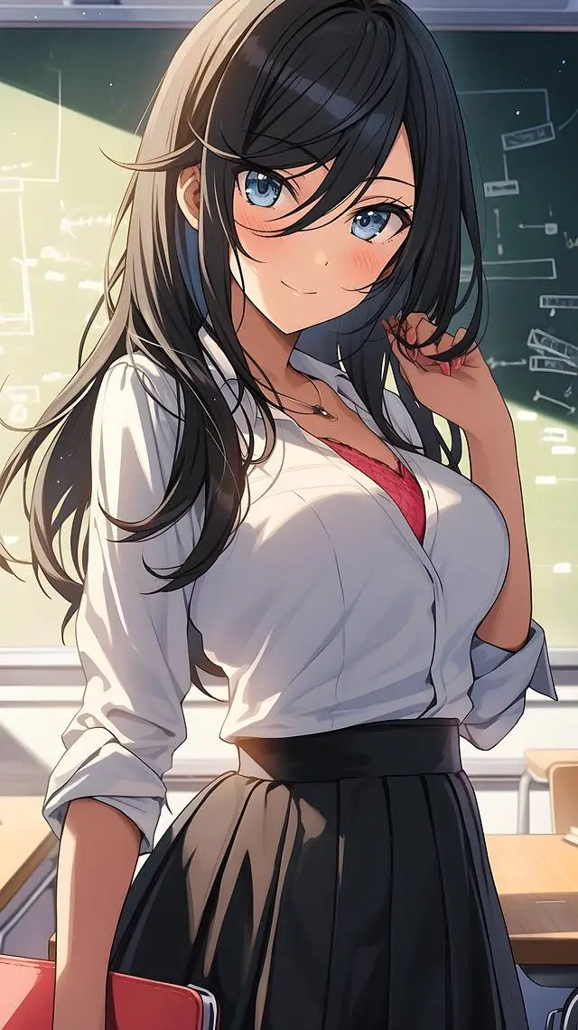 ai character: luna😏 background