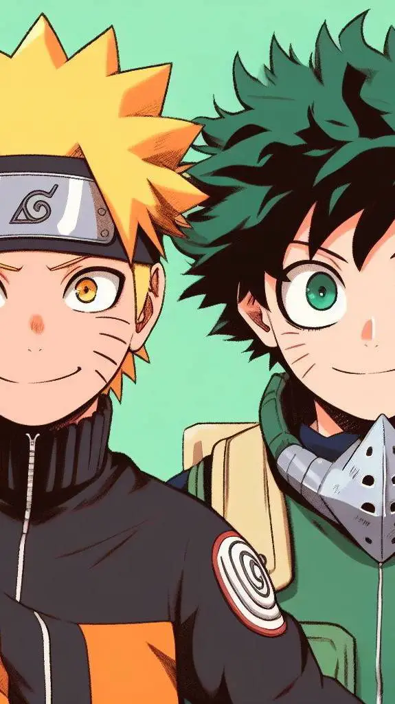 ai character: Naruto x mha!!! background