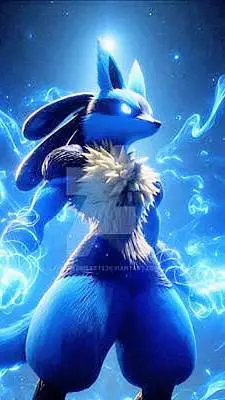 ai character: Lucario (Pokemon) background