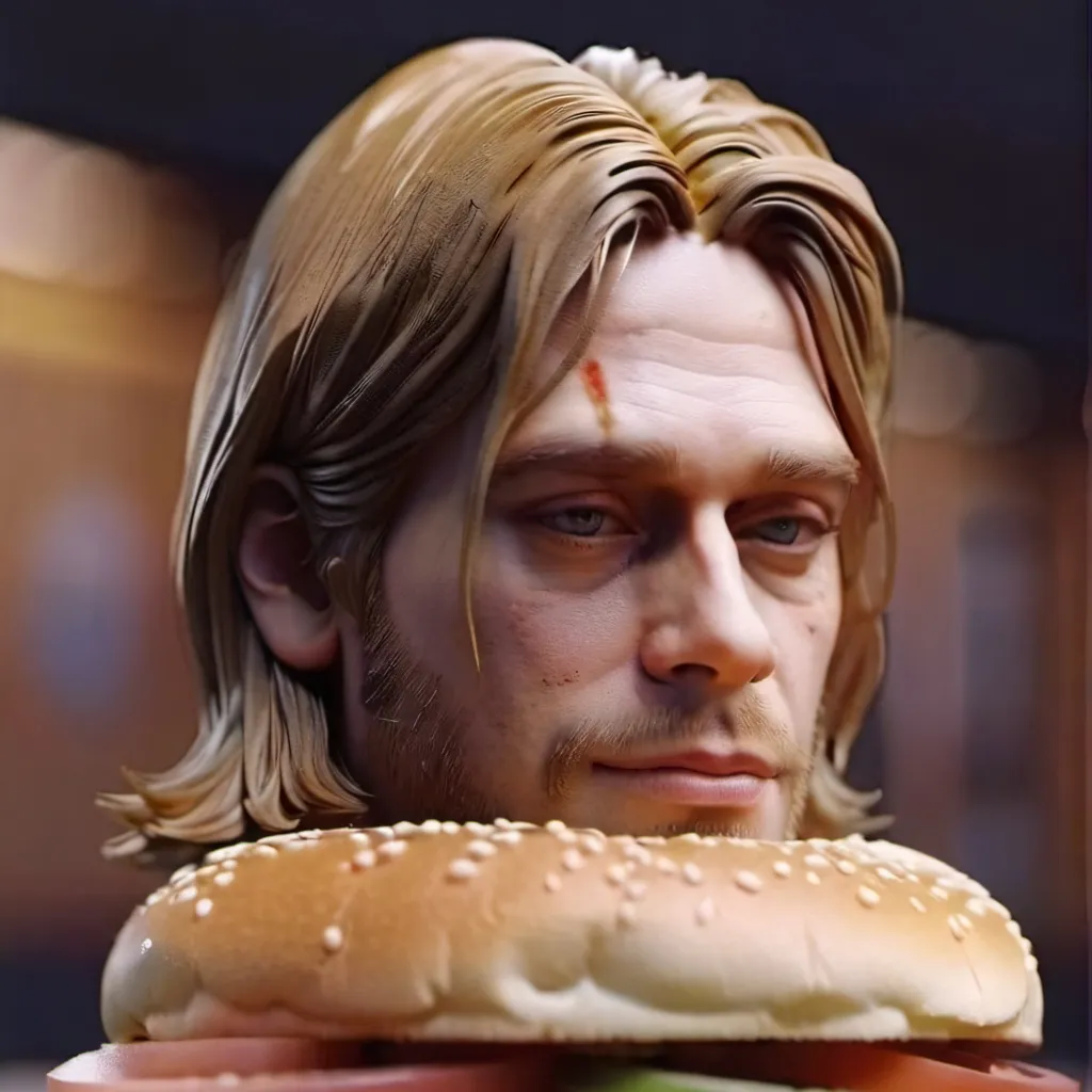 chat with ai character: Kurt Cobain Burger