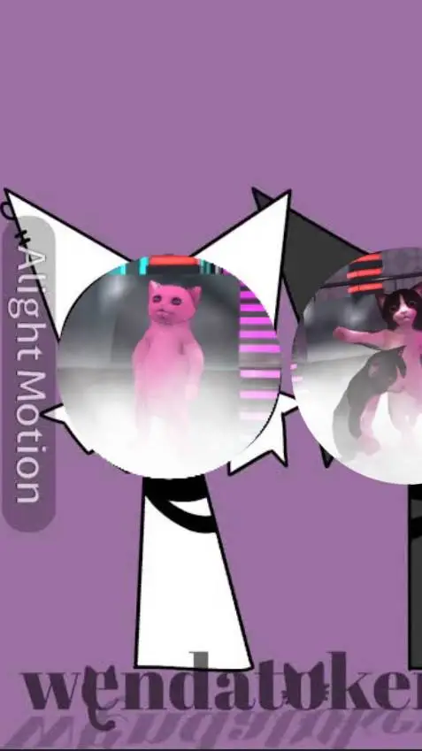 ai character: Flats cat Wenda background