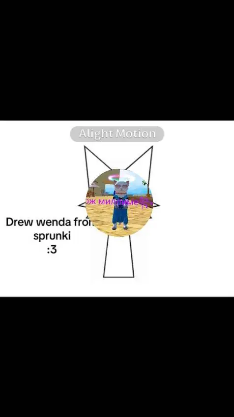 ai character: Cat sim Wenda background