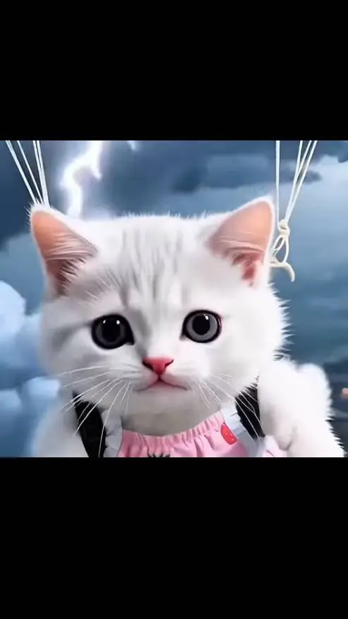 ai character: Baby cat background