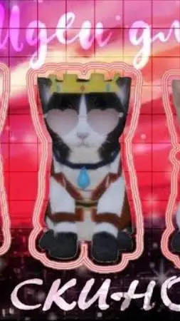 ai character: Cat cutie quassne background