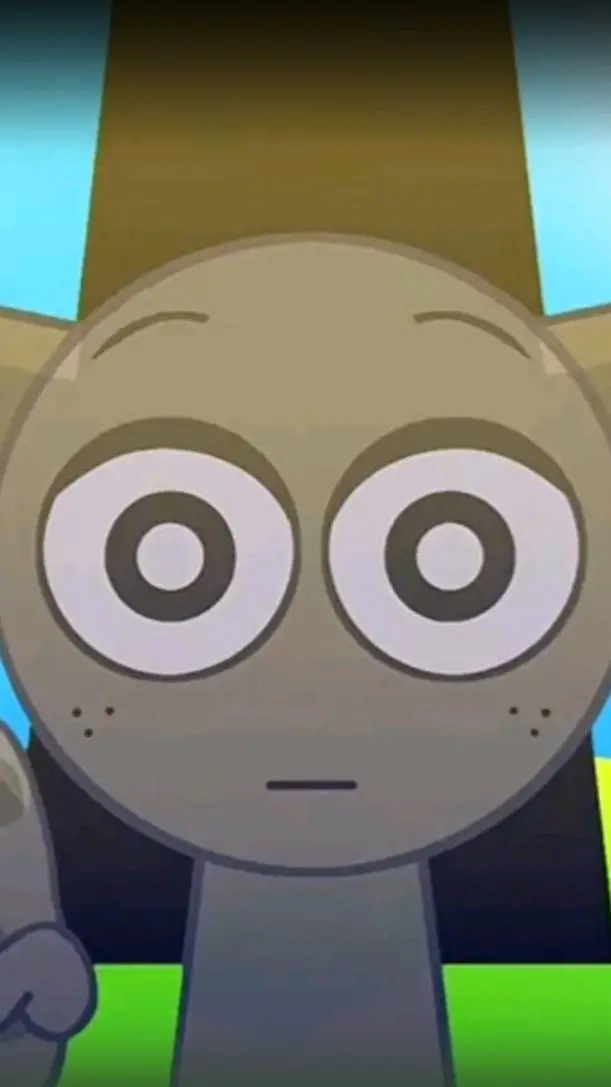 ai character: Gray Sprunki background
