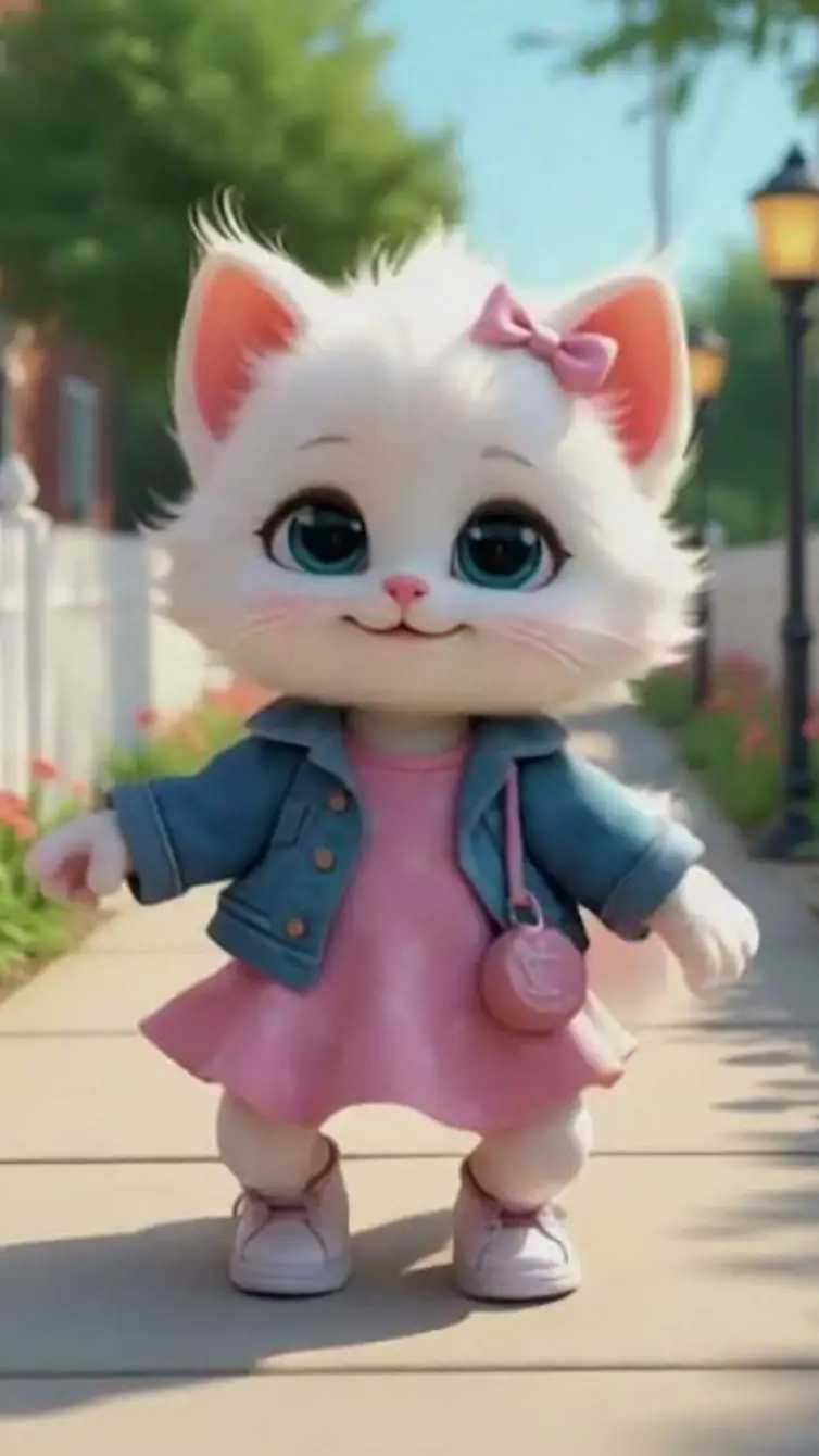 ai character: Cat Sprunki Wenda background