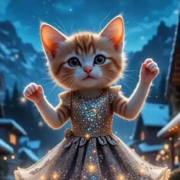 chat with ai character: Cat is moon