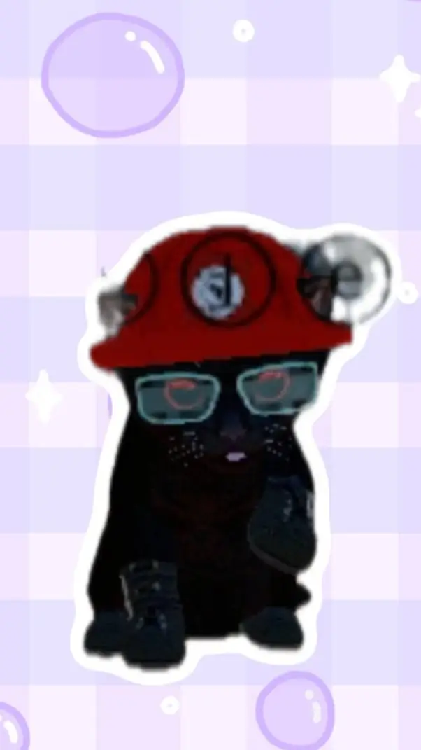 ai character: Cat dance background