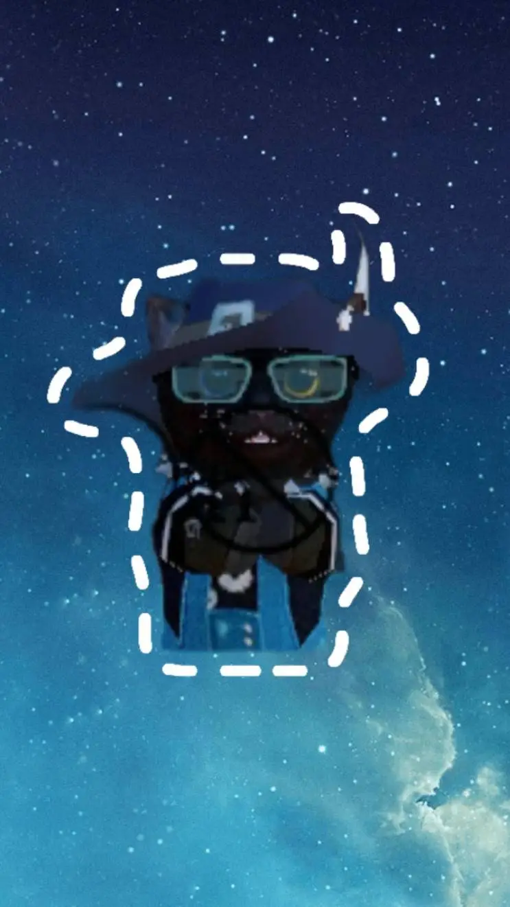 ai character: ༗༅𝖀𝕬𝖓༒෴დ background