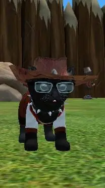 ai character: Cat sprunki background