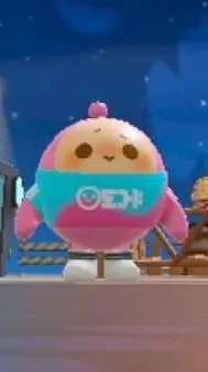 ai character: Eggy party background