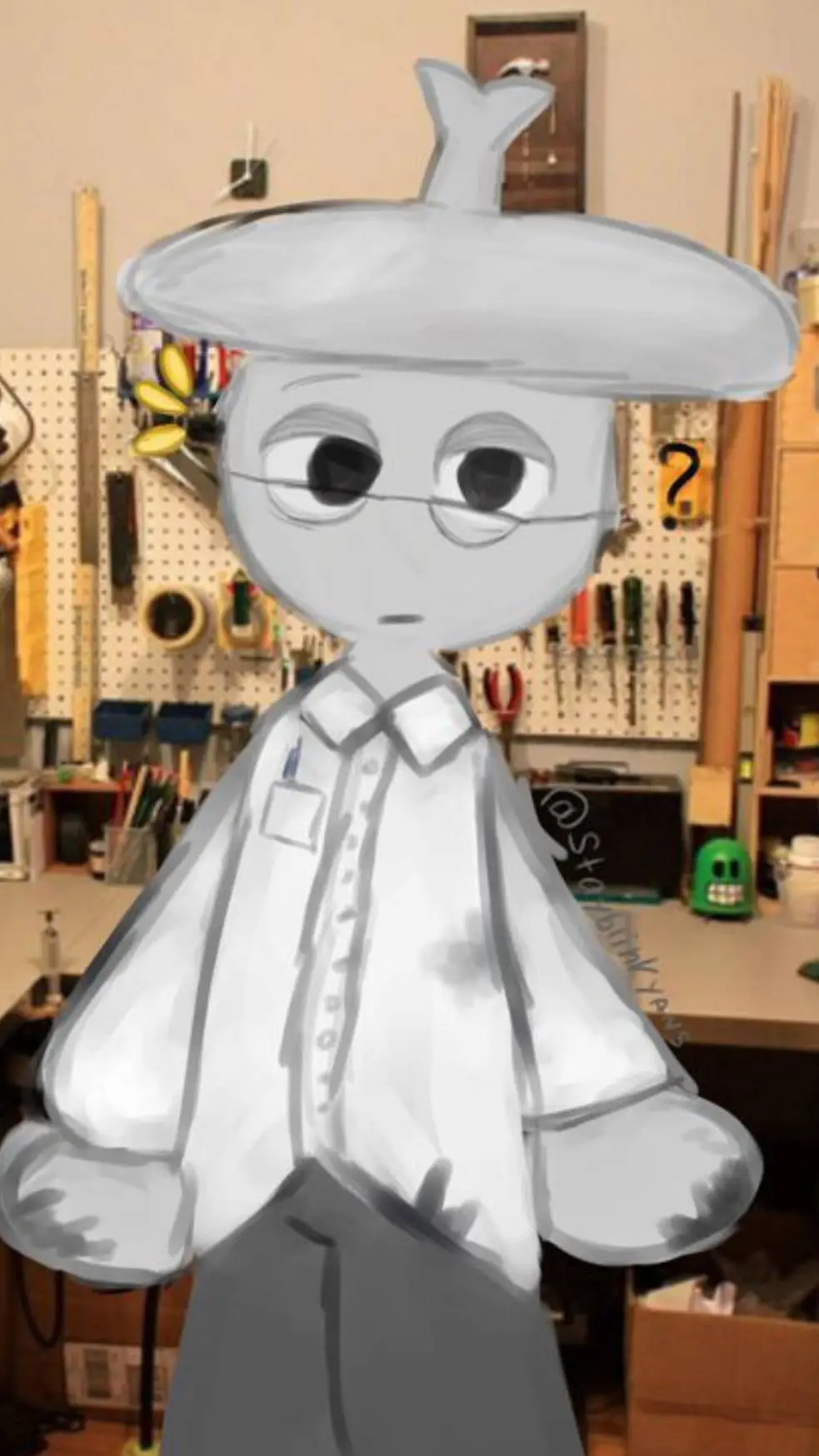 ai character: Clukr background