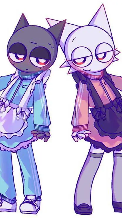 ai character: Gray background