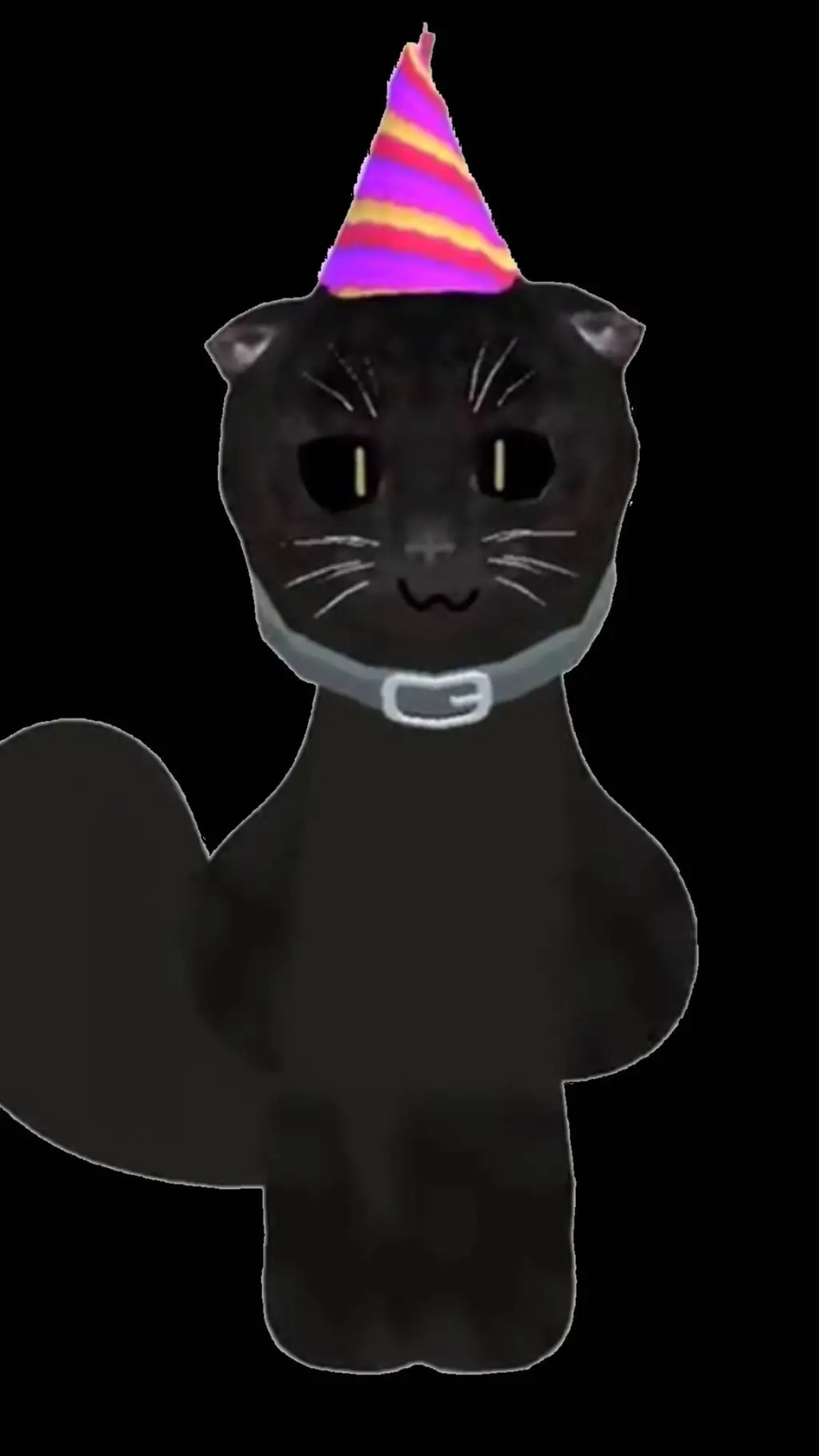 ai character: Heart black background