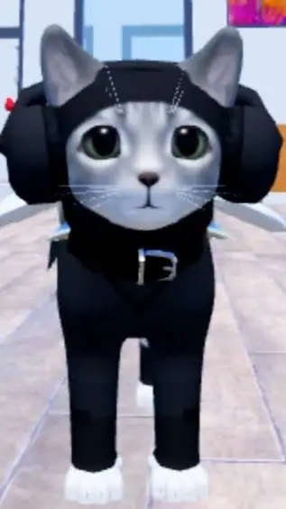 ai character: Kitty game background