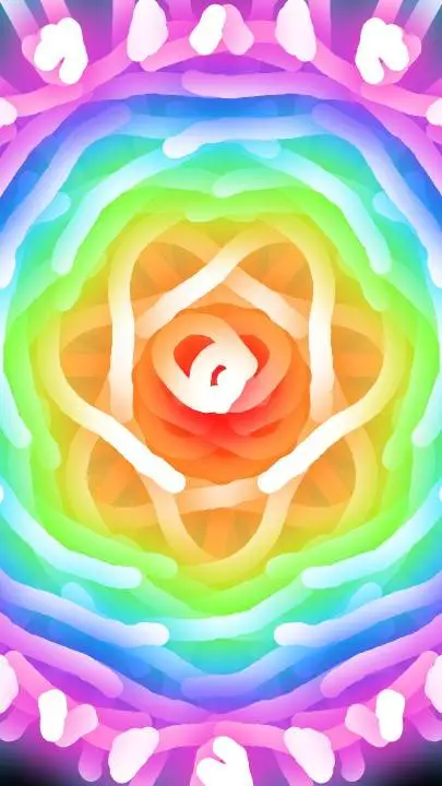 ai character:  my name is 🌈  background