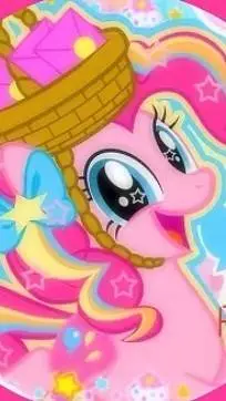 ai character: Pinkie pie!  background