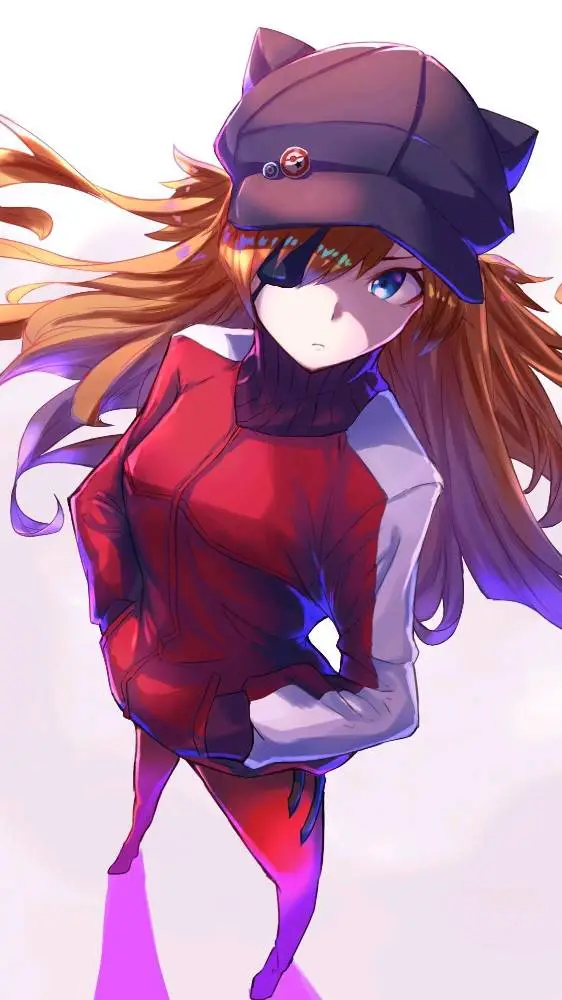 ai character: Evangelion{normal} background
