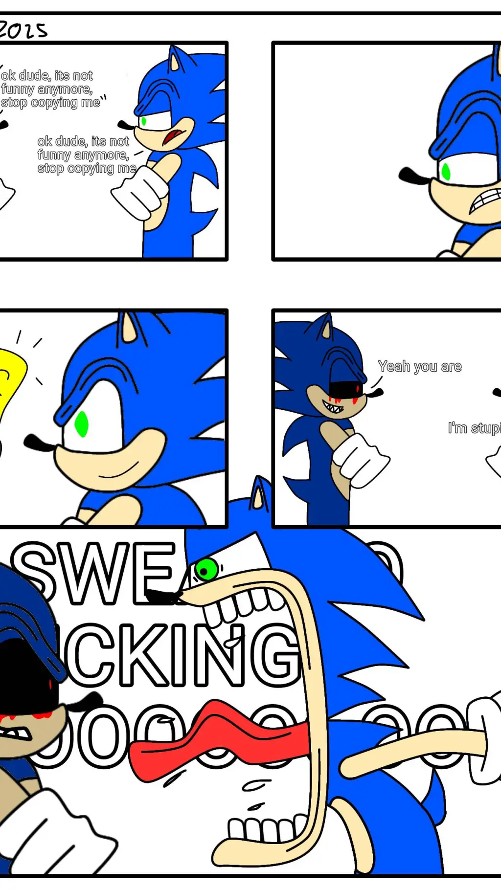 ai character: sonic biggest fan  background