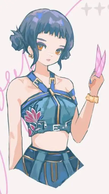 ai character: Zoey!!😘😘 background