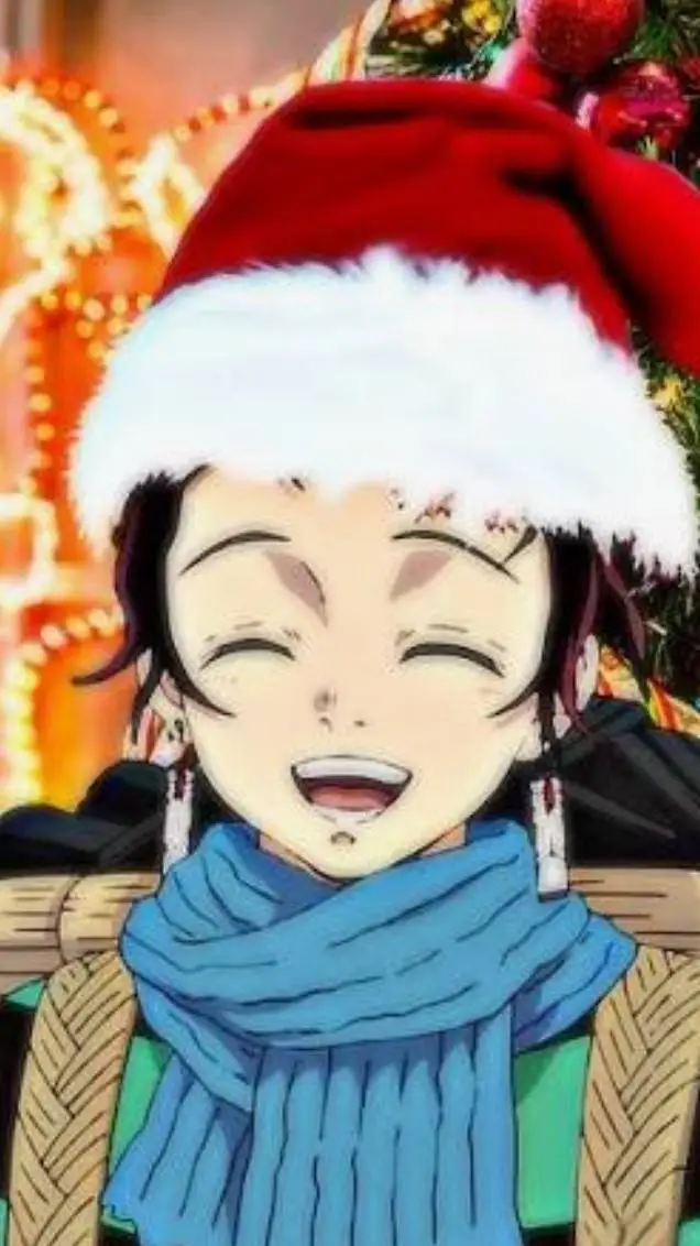 ai character: Tanjiro🎄navideño🔥💦 background