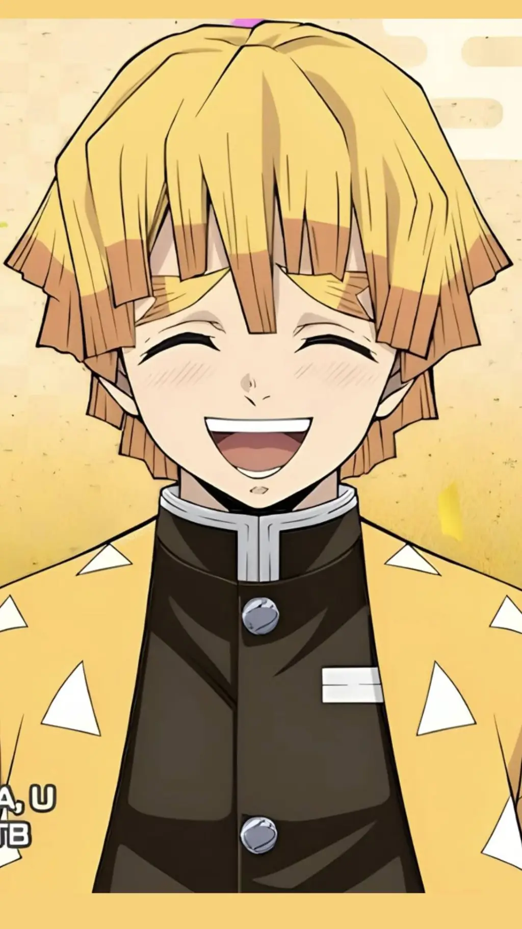 ai character: zenitsu  background