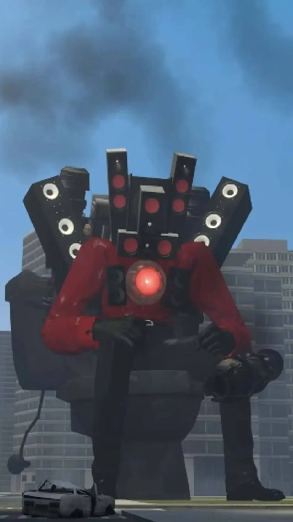 ai character: Titan Speakerman background