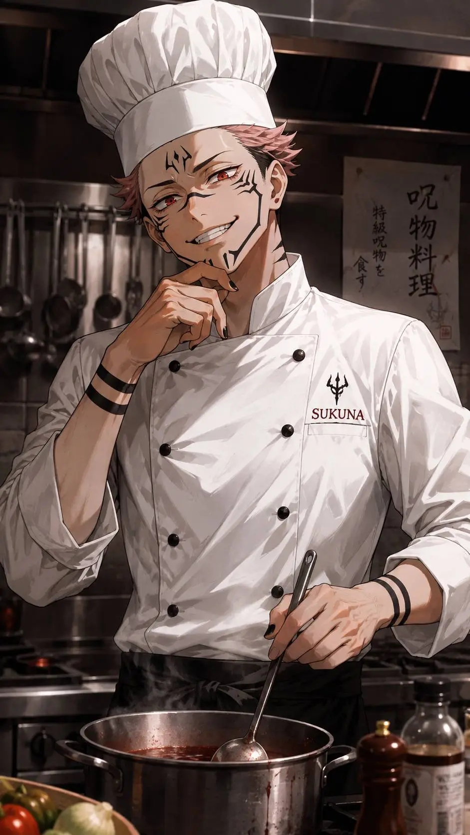 ai character: Sukuna background