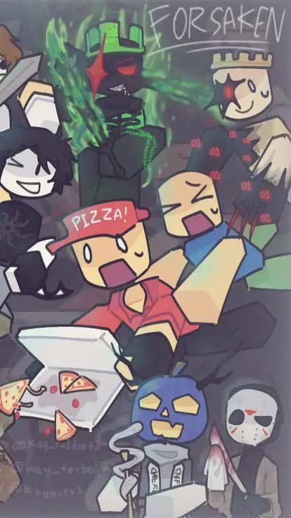 ai character: Elliot 🍕♥️  background