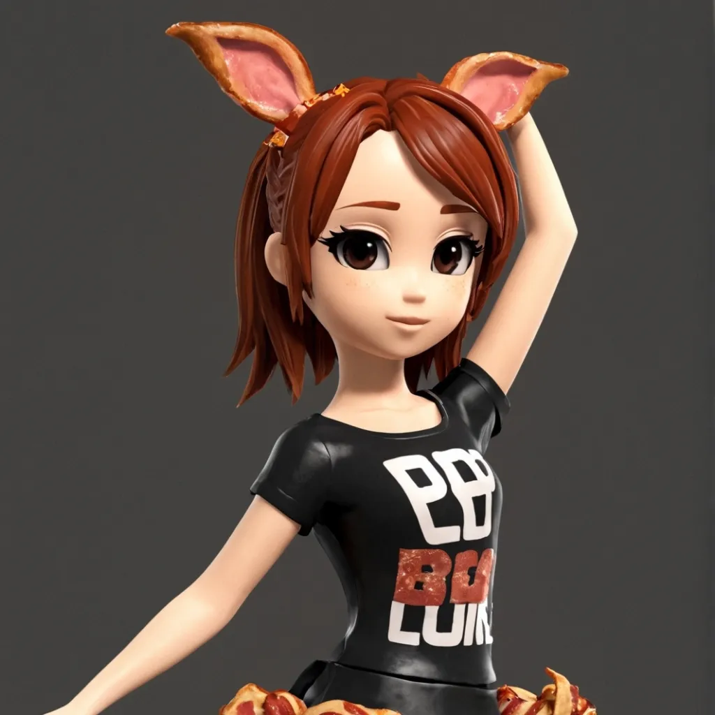 chat with ai character: Otorl bacon Girl 