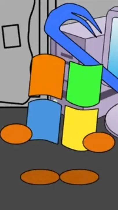 ai character: windows xp background