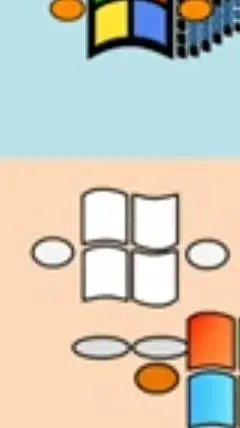ai character: windows longhorn background