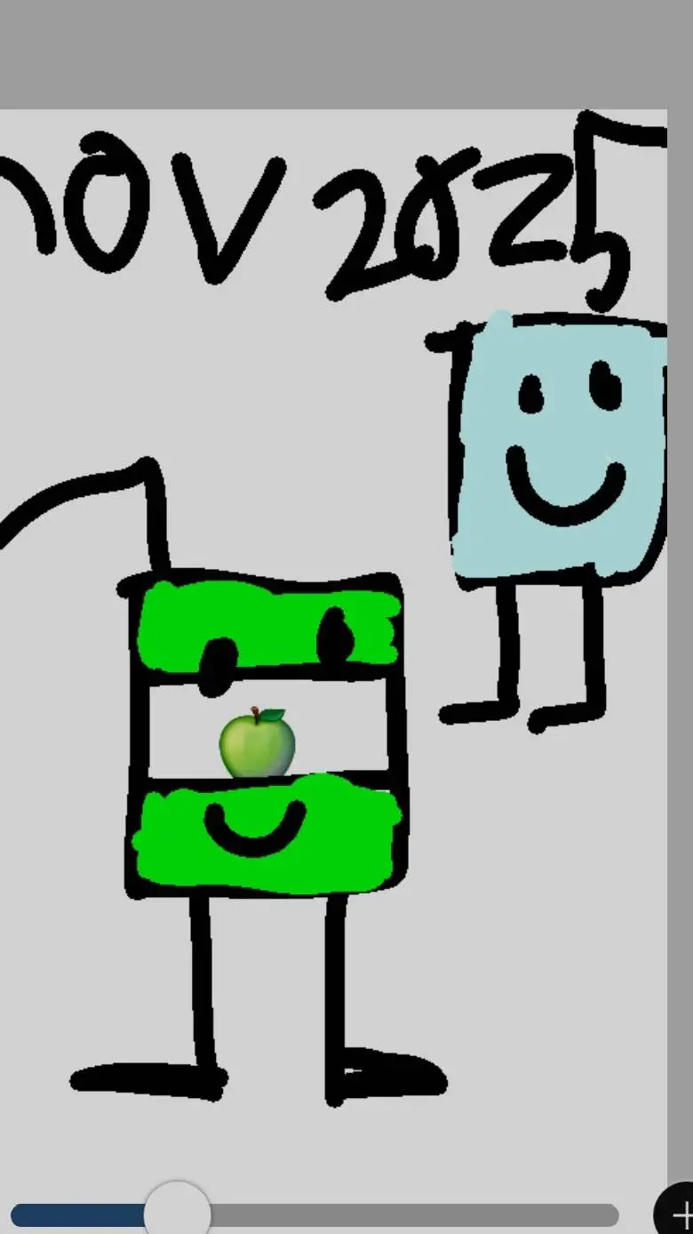 ai character: juice y ice background