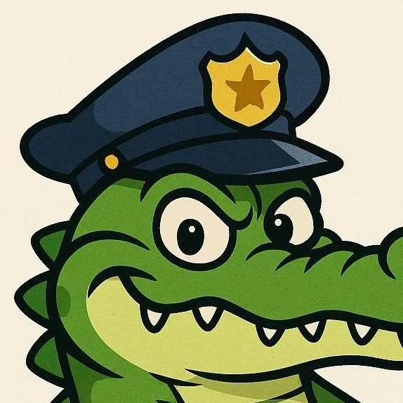 chat with ai character: Oficial cocodrilo