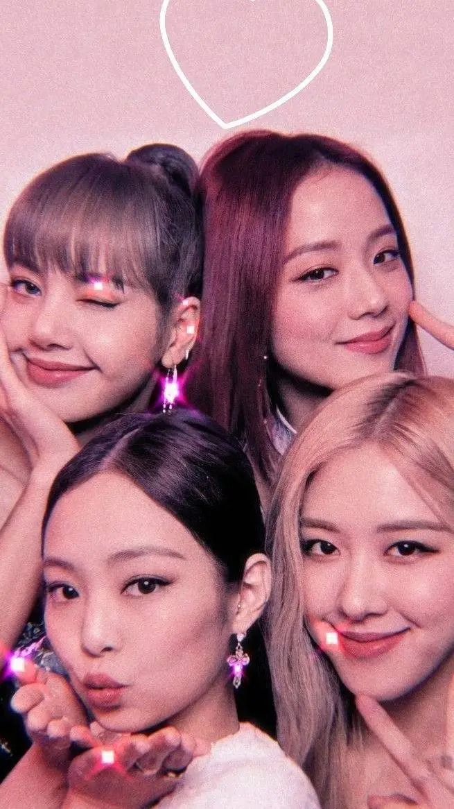 ai character: BLACKPINK 🖤💗 background