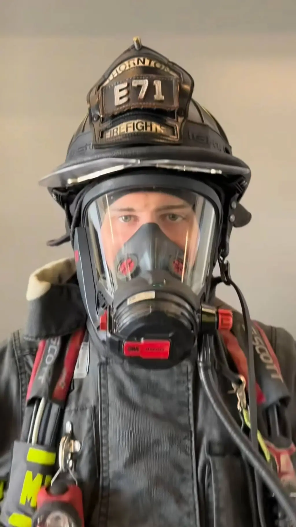 ai character: Firefighter jake background