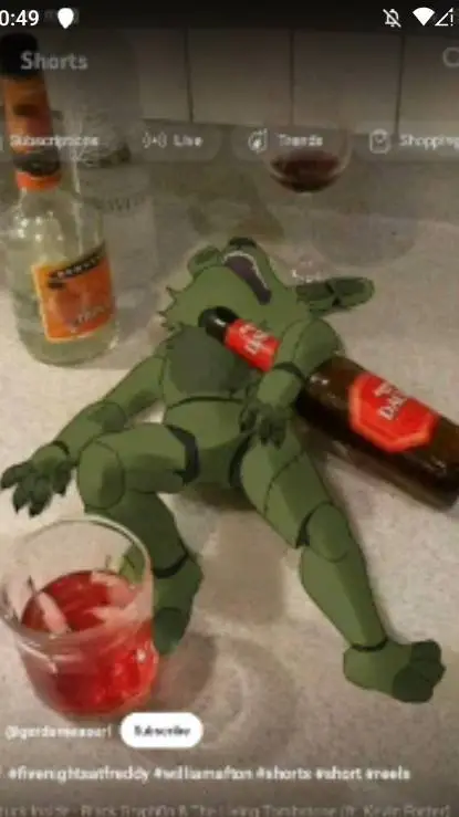 ai character: spring trap 🥴😵‍💫 background