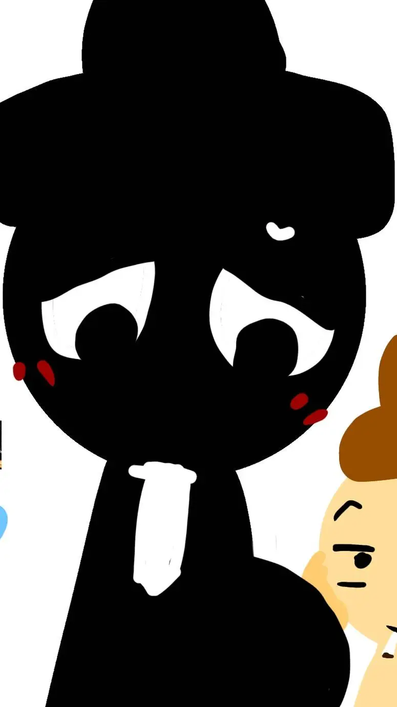 ai character: Black embarazado background