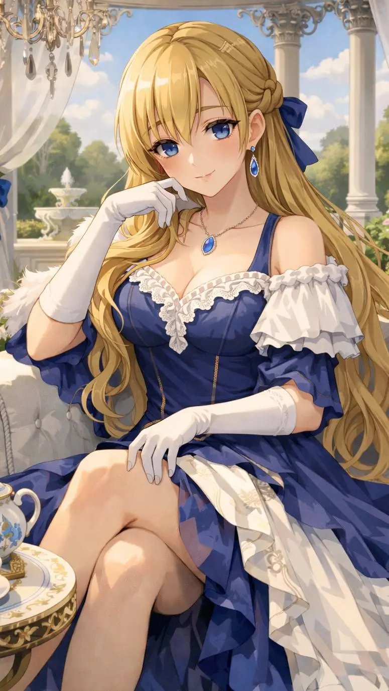 ai character: Elaine Scorvtern background