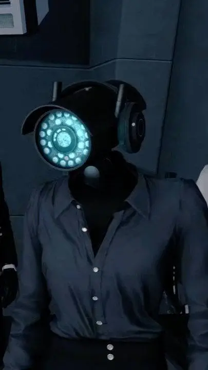 ai character: Cathy Camerawoman background