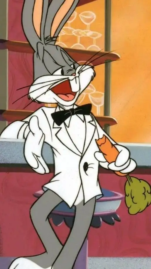 ai character: bugs bunny🫡 background